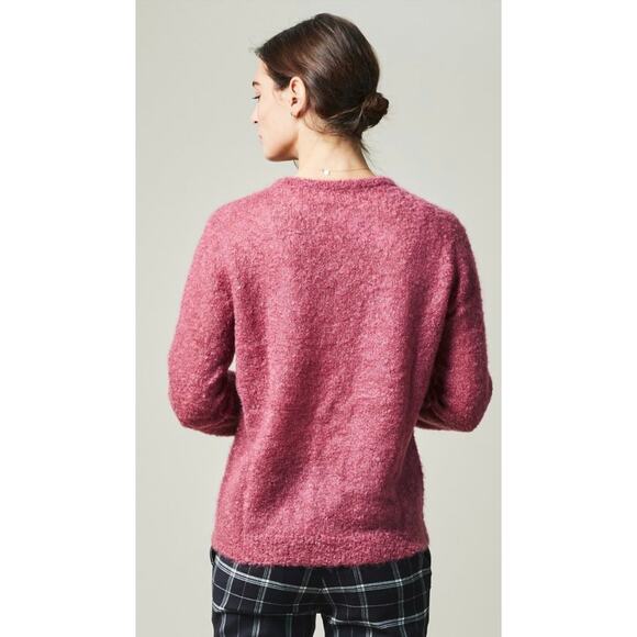 Simon Miller Tatum Mohair Blend Sweater in Ruby Pink - Picture 13 of 14